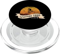 MTB Bike Ciclista Mountainbike Nacido 1980 Cumpleaños bici PopSockets PopGrip para MagSafe