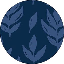 Bonateks, Round Digital Printed Mouse Pad, Non-Slip Base, for Office and Home, Diameter:22cm