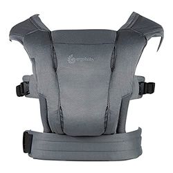 Ergobaby Embrace Soft Air Mesh Porte-bébé pour nouveau-nés dès la naissance, Porte-Bébé ventral 2 positions Ergonomiques, Washed Black