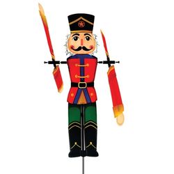 Premier Kites Whirligig Spinner-20 in. Nutcracker Spinner, PK21872, Rouge/Blanche