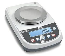 Bilancia di precisione [Kern plj 3000 – 2 FM] Potente, forte prezzo – anche con calibrazione interna, Portate [Max]: 3100 G, Divisione [d]: 0,01 G, Piatto di pesata: Ø160 mm (Acciaio inossidabile)