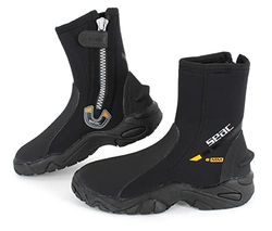 SEAC Pro HD 6mm Neopreen Wetsuit Laarzen met Rits aan de zijkant, XX-Small