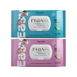 Fria Papier toilette facile à mouiller, 50 lingettes