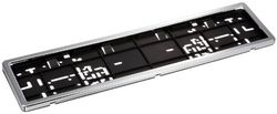 Unitec 84526 - Suporte plano para matrícula, cromado