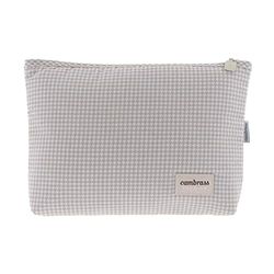Cambrass – Toalettväska för förvaring av baby grooming grejer – babyväska med dragkedja – arrangör väska för toaletttoalett-väska Mini Windsord rå 6x28x20 cm