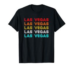 Retrò Las Vegas Vintage Maglietta