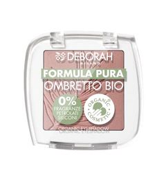 Deborah Eyeshadow Mono Organic Formula Pure Colour No. 05 Pink, with Ingredients 100% Natural Origin, Vegan and Animal Friendly