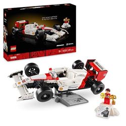 LEGO Icons McLaren MP4/4 en Ayrton Senna Minifiguur, Huis of Kantoor Decoratie, Cadeau voor Hem of Haar, Fans van Coole Model Auto's, Creatieve Hobby & Bouwpakket voor Volwassenen 10330
