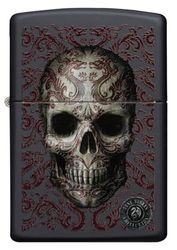 Zippo Anne Stokes-Black Matte-Spring 2017 Isqueiro, cromado, prata, 5,8 x 3,8 x 2,0 cm