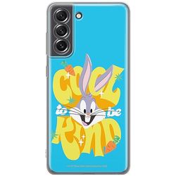 ERT GROUP mobiltelefonfodral för Samsung S21 FE originalt och officiellt licensierat Looney Tunes mönster Bugs 014 optimalt anpassad till formen på mobiltelefonen, fodral tillverkad av TPU-plast