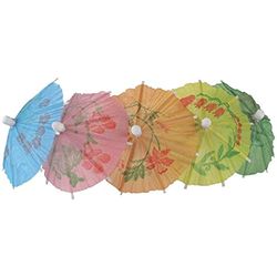 drinkstuff Lot de 144 parapluies en papier pour cocktail