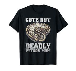 Bola Python Mamá Herpetólogo Fideos Reptil Pitón Real Camiseta