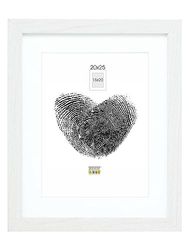 Deknudt Frames S66KF1-P1-20.0X25.0 - Cornice quadro / foto Basic, bordi in legno/MDF, colore bianco, 20 x 25 cm