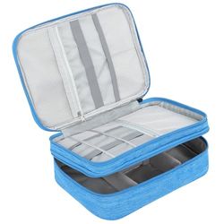 AiQInu Sac Câble Multifonctionnel Sac de Voyage Universel Électronique Cable Management Cubes pour Tablette, Disque Dur Externe, Chargeur, Adaptateurs, Cartes Mémoire, Câbles USB