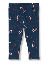 Noa Noa miniature Baby Girls FrankieNNM Leggings, Print Blauw/Rood, 74/9M