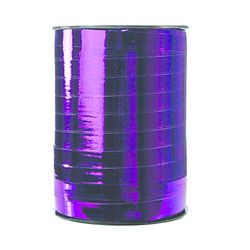 Clairefontaine 602011C spoel cadeaulint (met metalen effect, 250 m x 7,5 mm, ideaal voor je geschenken en knutselprojecten), 1 stuk, violet