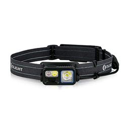 OLIGHT Array 2S LED-pannlampa med gestsensor 1000 lumen 140 m, med batteri USB uppladdningsbar pannlampa 30 timmar körtid rött ljus och SOS-läge 60° justerbar strålvinkel IPX4 för jogging fiske