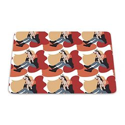 Questo Casa, Tappetino per mouse con stampa digitale, antiscivolo, per ufficio, dimensioni: 22 x 18 cm