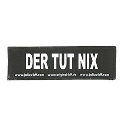 Julius K9 8151025 2 klittenbandstickers S. Der Tut Nix