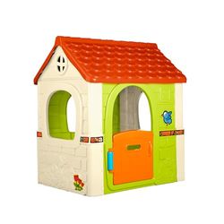 FEBER - Fantasy House | Maison de Jeu avec Porte Pliante, pour Jouer à l'extérieur ou à la Maison, Multicolore, Robuste et Facile à Assembler, pour Les Enfants de 2 à 6 Ans.