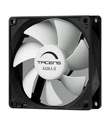 Tacens 3AURAII12, Ventola per Computer 12 cm, Ultrasilenziosa, Antipolvere, Nero