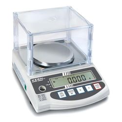 Balanza de precisión [Kern EW 220 – 3 Nm] el clásico con el robusto Diapasón de calibre Sistema (, rango de pesaje [Max]: 220 g, precisión [D]: 0,001 g, reproducibilidad: 0,001 g, linealidad: 0,002 g, placa de pesaje: ø118 mm (Acero Inoxidable), protección contra el viento: Pesaje años (Alto) 158 x 130 x 78 mm