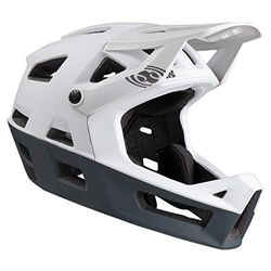 IXS Trigger FF - Casco integrale per mountain bike, E-Bike/BMX da adulto, unisex, colore: bianco, XS (49-54 cm)