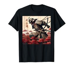 Samurai Japanese Warrior: Bushido Code Japanese Kanji Camiseta