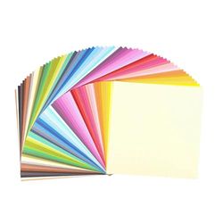 Vaessen Creative 1214-61 Florence Scrapbook-Papier Cardstock 30,5x30,5cm x60 vel, canvasstructuur, papier, Meerkleurig, 30,5 x 30,5 x 1 cm