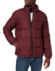 JACK & JONES Jjpaul Puffer Collar Jas voor heren, Port royale/detail: solide, XL