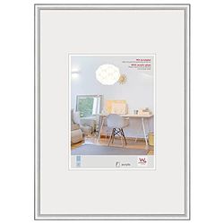 walther design KVX050S New Lifestyle plast bildram konstglas 40x50 cm, silver