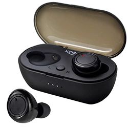 XORO Bezprzewodowe słuchawki douszne KHB 25, wbudowany akumulator, technologia TWS, oddzielna ładowarka, wbudowany mikrofon, sterowanie jednym przyciskiem, Bluetooth, HFP, HSP, A2DP, czarne