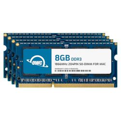 OWC – 32 GB minnesuppgraderingssats – 4 x 8 GB PC14900 DDR3 1866 MHz SO-DIMMs för 27-tums iMac Retina 5K-skärm (Late 2015) modeller och kompatibla datorer