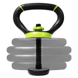 Yes4All Unisex B6d1 Yes4All Unisex Verstelbare Kettlebell Handvat Neo Groene Gewichtsplaat Converter, A. Neo Groen, Gewichtsplaat converter UK