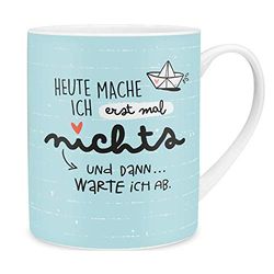 Happy Life - Tazza Jumbo XL, Porcellana, 60 cl