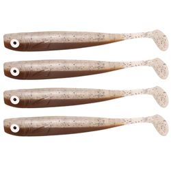 Zanderbait 16 cm Sandman, fiskedrag, drag, konstbete, gösdrag, softbait, gummifisk, gummibete, leveransomfattning 4 stycken.