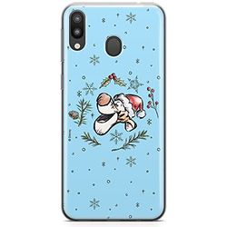 ERT GROUP mobiltelefonfodral för Samsung M20 originalt och officiellt licensierat Disney mönster Winnie the Pooh and friends 026 anpassad till formen på mobiltelefonen, fodral tillverkad av TPU-plast