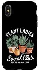 Plant Ladies Social Club Gardening Case for iPhone X/XS