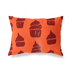 BonaMaison Fundas para Cojínes, Naranja-Burdeos Funda de Almohada para Sofá Coche Silla Oficina Cama Decorativa Moderna Decoración del Hogar, 35x50 Cm - Diseñado y Fabricado en Turquía