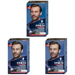 Schwarzkopf Couleur Men Perfect 70 Châtain foncé naturel, Châtain foncé Naturel, 1 Unité (Lot de 3)