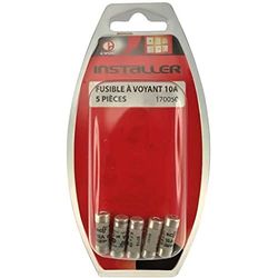 EVOE 3032381700504 veiligheidskaart, 10 A x 5 stuks, kleurloos, eenheidsmaat