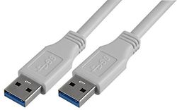 Pro Signal PSG91171 2 m USB 3.0 A hane till en manlig bly, vit