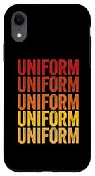 Carcasa para iPhone XR Definición de uniforme, Uniforme