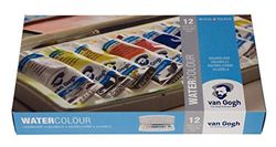 Van Gogh Talens Watercolor, 10ml, 12 Tube Pocket Box Set by Talens