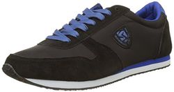 Redskins Skiva, herr höghalsade sneakers, Svart Noir Noir Bleu, 44 EU