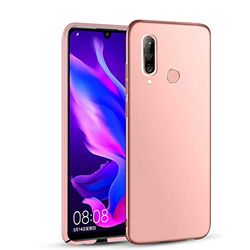 Hülle® Firmness Funda para Huawei P30 Lite(Oro Rosa)