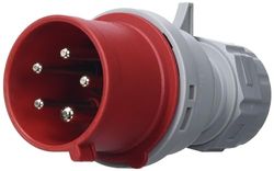 as - Schwabe 60461 Enchufe CEE con inversor de fase, 32 A, enchufe de 400 V