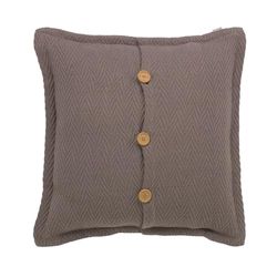 Alexandra House Living Funda de cojín Gris 50 x 50 cm
