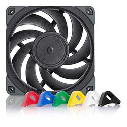 Noctua NF-A12x25 PWM chromax.black.swap, Ventola Silenziosa di Qualità Premium, 4-Pin (120 mm, Nero)