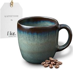 like. by Villeroy & Boch - Lave Gris Stoneware Coffee Cup, 190 ml, Dishwasher Safe